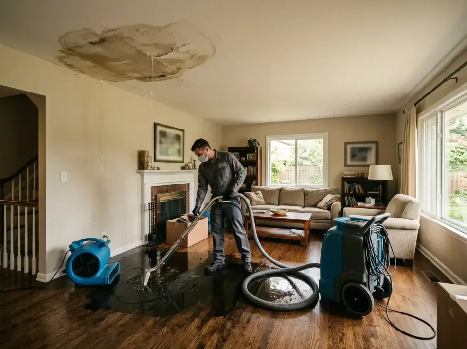 attic-pipe-burst-ceiling-drip-008 — frequently asked questions, Water Damage Restoration & Carpet Care in Le Sueur, MN